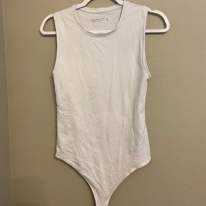 White Abercrombie Bodysuit